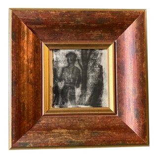 1960’s Original Abstract Modernist Charcoal Figure Drawing For Sale
