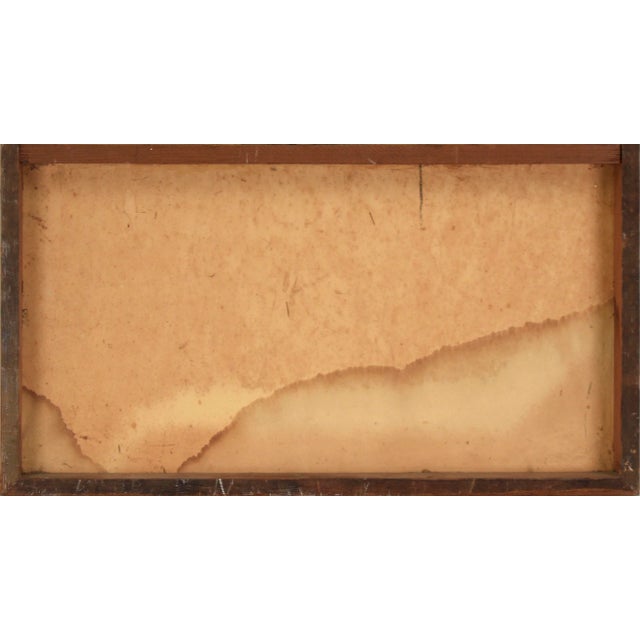 Blue 1960s "Looking Into the Sacred Forest" Expressionist Figurative Oil Painting by John Lancaster For Sale - Image 8 of 10