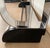 Art Deco Style Console Table in Black Lacquer on Wood and Polished Stainless Steel from COLONEUM For Sale - Image 6 of 12