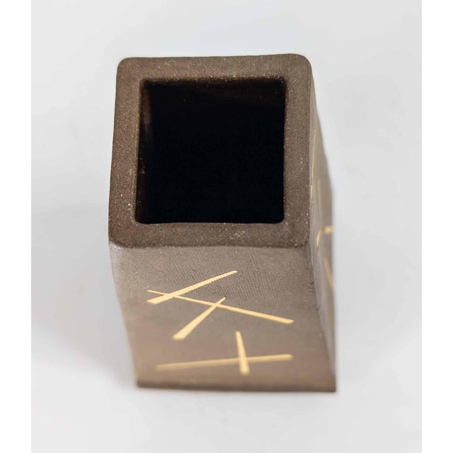 Mid-Century Modern Art Pottery Vase, Signed on Base For Sale In New York - Image 6 of 9