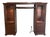 Vintage 1994–95 Solid Oak Modular Entertainment Center | Savanna Finish | Lighted Display Cabinets-Adjustable For Sale