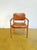 Vintage Danish Arne Vodder armchair from the 1950s in teak with an enveloping backrest and integrated armrests with an...