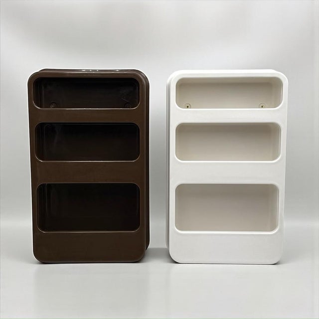 Plastra Modular Wall Shelves attributed to Jean-Lin Viaud for Prisunic, France 1970s, Set of 2 For Sale - Image 18 of 18