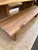Crate & Barrel Dakota Table and Benches, Set of Three For Sale - Image 13 of 17