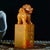 1970s Vintage Chinese Shoushan Tianhuang Stone Seal With Ancient Beast Finial For Sale - Image 5 of 9