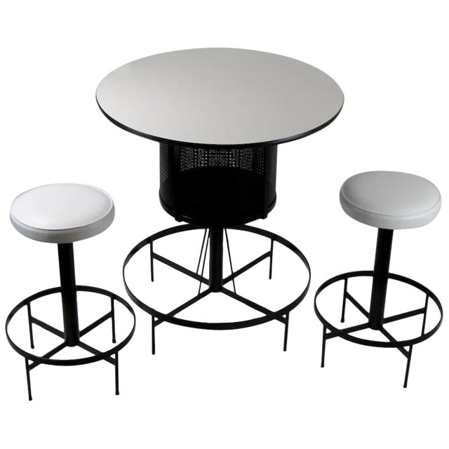 3-Piece Umanoff Bar and Stool Set For Sale