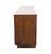 Dixie Furniture Solid Walnut Campaign Style 70" Triple Door Dresser 545-235 For Sale - Image 15 of 18