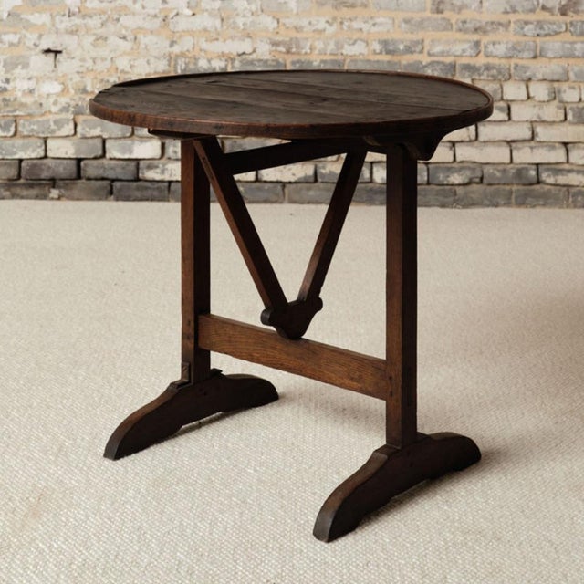 19th Century 19th Century French Oak Table De Vin (A) For Sale - Image 5 of 10