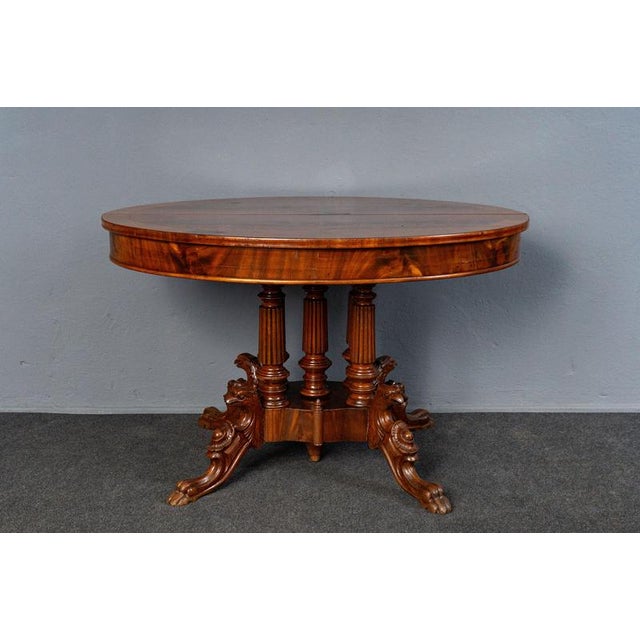 Mahogany Dining Table, 1870s For Sale - Image 3 of 18