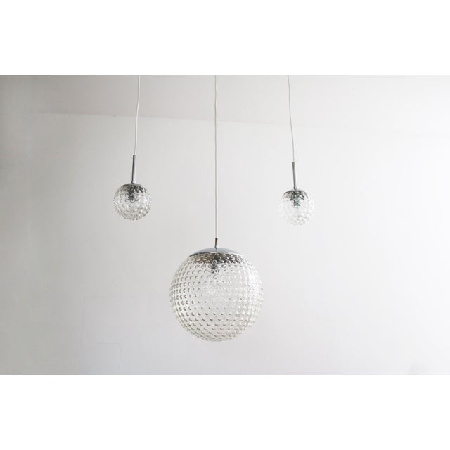 Mid-Century Modern Vintage Pendant Lights by Rolf Krüger for Staff Leuchten, 1960s, Set of 3 For Sale - Image 3 of 9