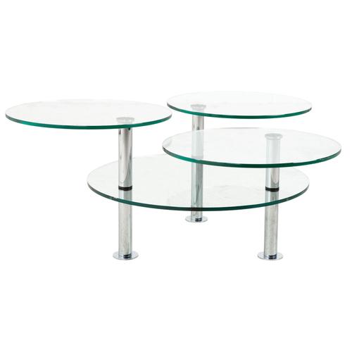 K 180 Coffee Table in Glass and Chrome from Ronald Schmitt For Sale - Image 11 of 11