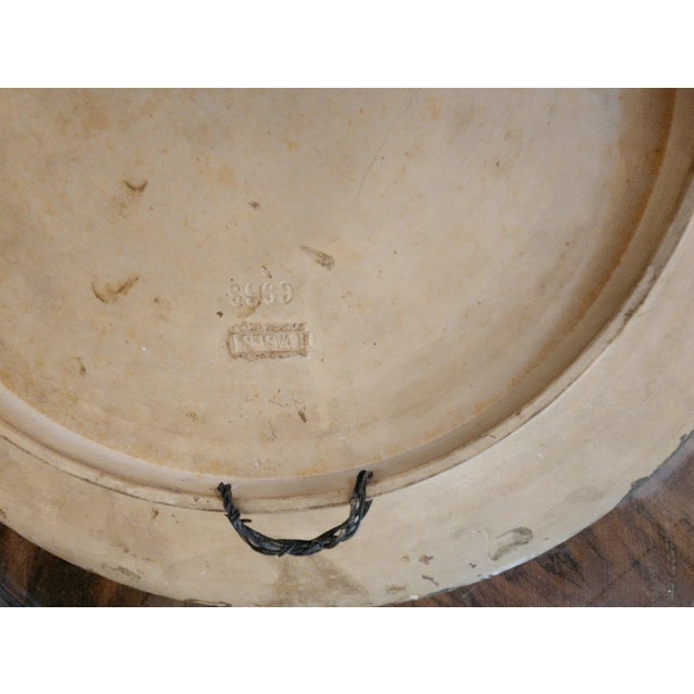 Large Czech Ceramic Centerpiece Bowl from Wilhelm Schiller & Sohn, 1890s For Sale - Image 4 of 5