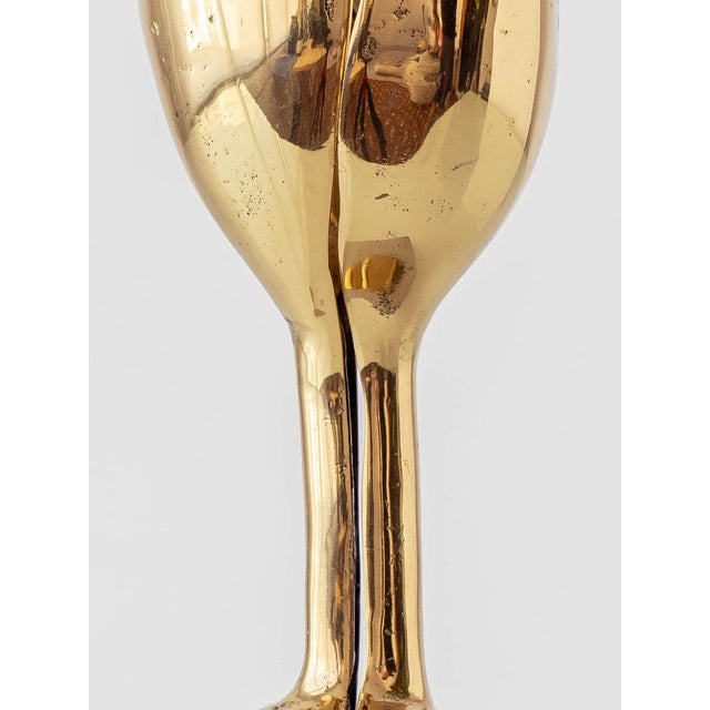 Brutalist Brass and Aluminum Golf Trophy Sculpture by David Marshall, Spain, 1970s For Sale - Image 9 of 12