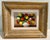 Red Small Vintage Flower Painting With Tulips Signed For Sale - Image 8 of 8