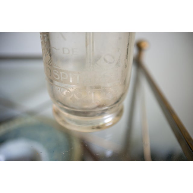 Antique Peruvian Callao Hospital Seltzer Bottle Peru Art Deco Barware For Sale In Washington DC - Image 6 of 8