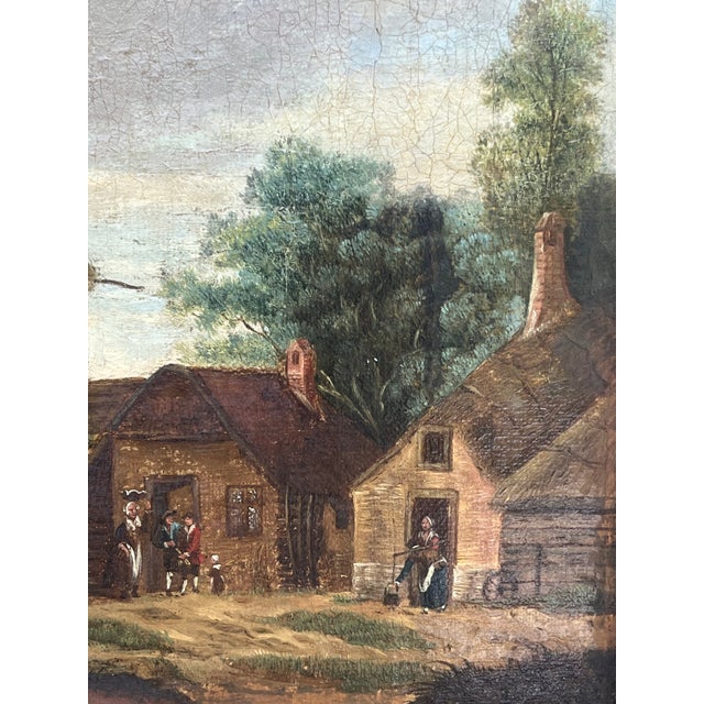 17th Century 17th Century Dutch Old Master Painting, Monogrammed Sr For Sale - Image 5 of 11