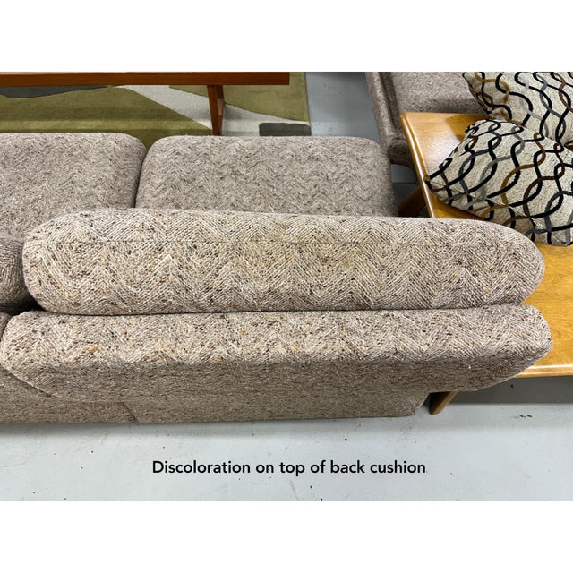 Vladimir Kagan Style 9-Piece Curved Modular Sofa Sectional For Sale - Image 17 of 18