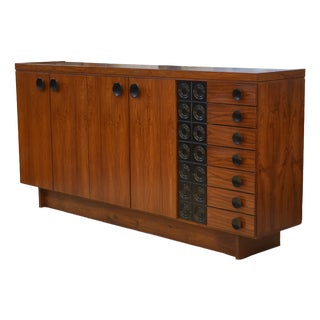 Brutalist Sideboard by De Coene, 1970s For Sale