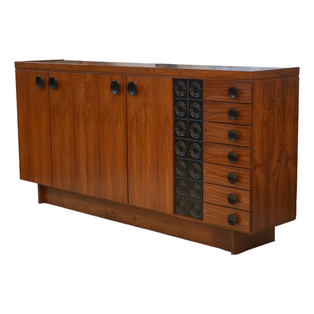 Brutalist Sideboard by De Coene, 1970s For Sale