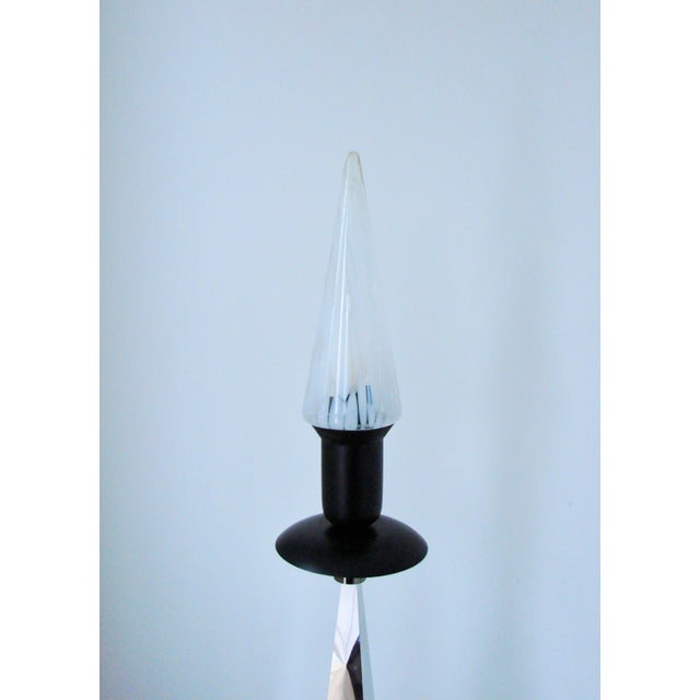 Floor Lamp in Metal and Glass, 1990s For Sale - Image 11 of 13