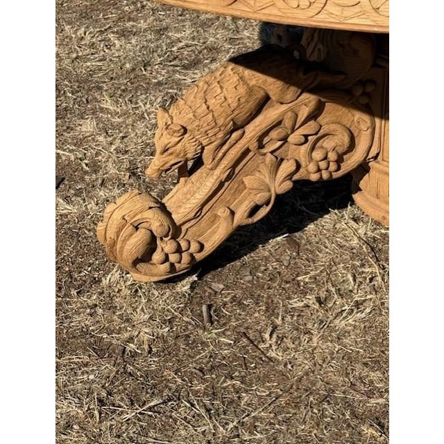 18th Century French Country Bleached Oval Dining Table or Center Table For Sale - Image 14 of 18