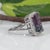 Metal 6.3Ct Bi-Color Tourmaline Ring With Natural Diamond Accents in Solid 14k Gold, Size 6.75 For Sale - Image 7 of 9