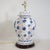 Ceramic Pair of Vintage Brunschwig & Fils Cadiz Table Lamps With Lid - Blue and White Ceramic With Boar and Deer Motif For Sale - Image 7 of 18
