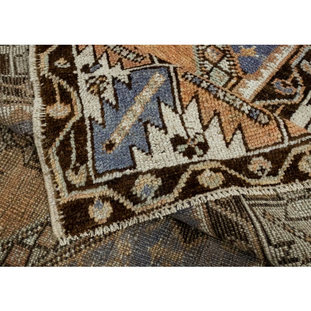 Textile Turkish Vintage Rug 3'8" x 5'4" #16083 For Sale - Image 7 of 8