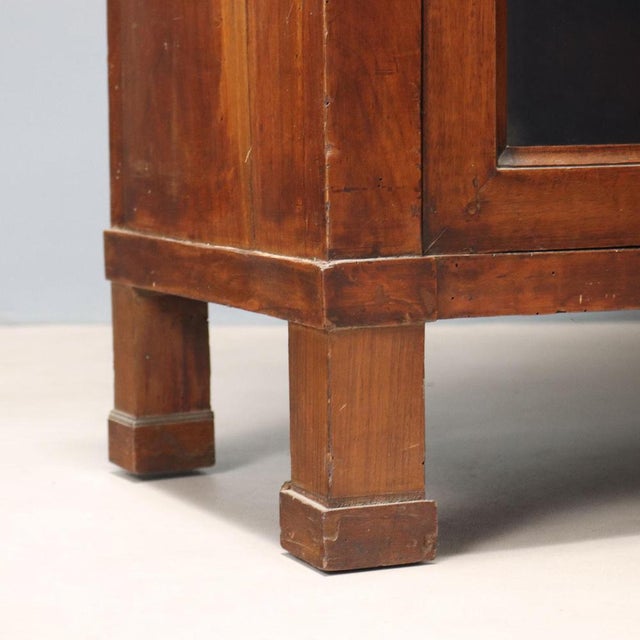Empire Walnut Display Cabinet For Sale - Image 10 of 12