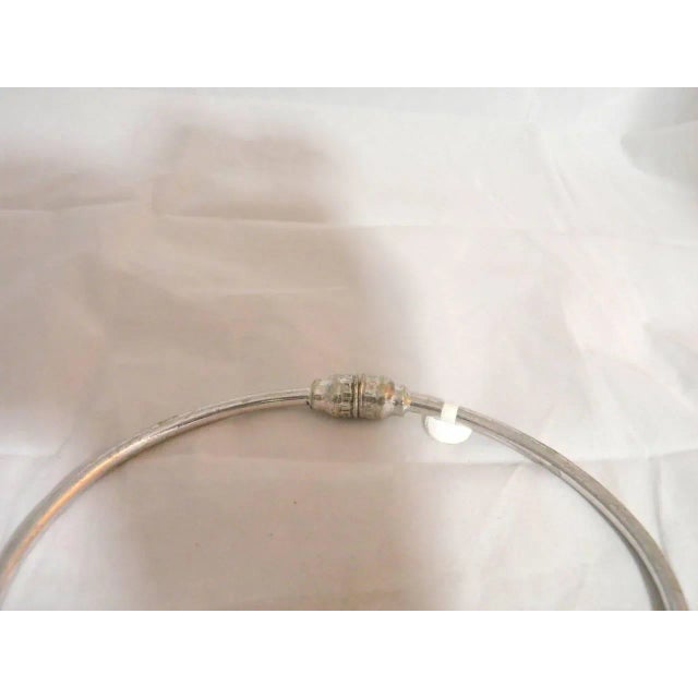 This is part of Chairish’s Costume Jewelry assortment. Stunning artisan modernist necklace -interesting circular designed...