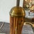 Mid-Century Modern A 1970 Mid-Century Modern Gilt Metal and Bamboo Italian Table Lamp For Sale - Image 3 of 14