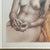 Vintage Realist Figurative Nude Study of Woman Smoking, Signed (Colored Pencil on Paper) For Sale - Image 4 of 8