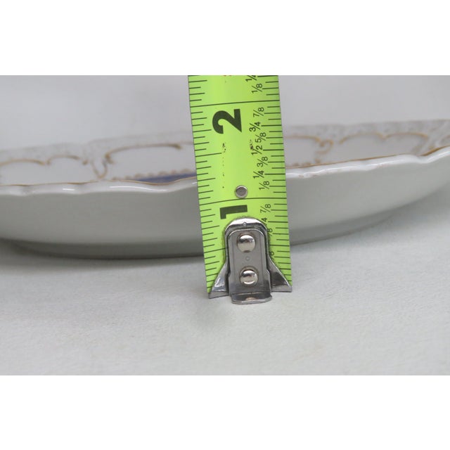 Early 20th Century Oscar Schlegelmilch Cameo Germany Hand Painted Porcelain Decorative Plate 4665b For Sale - Image 5 of 14