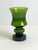 Glass Mid-Century Modern Green Glass Hooped Vase by Tamara Aladin for Riihimaki, 1960s For Sale - Image 7 of 10