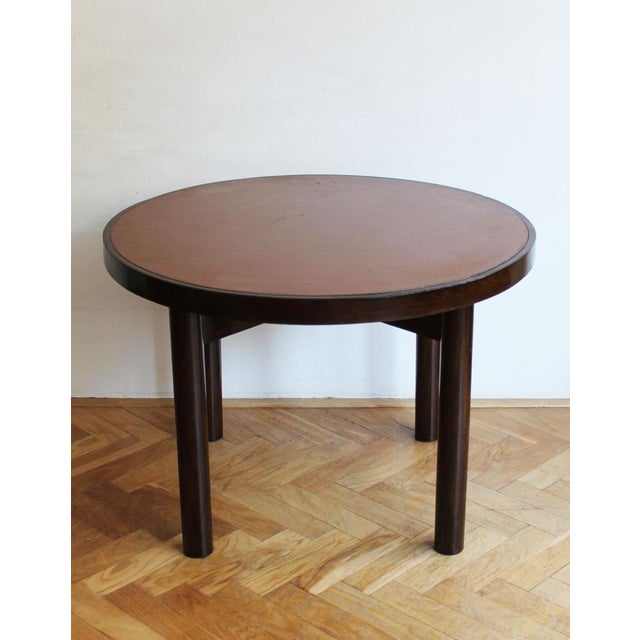 An original 1930s side table produced by Thonet, most likely in one of the company’s Central European factories in what is...