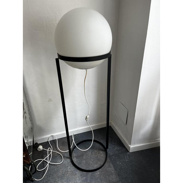 Black Floor Lamp by Carl Auböck, 1960s For Sale - Image 8 of 9