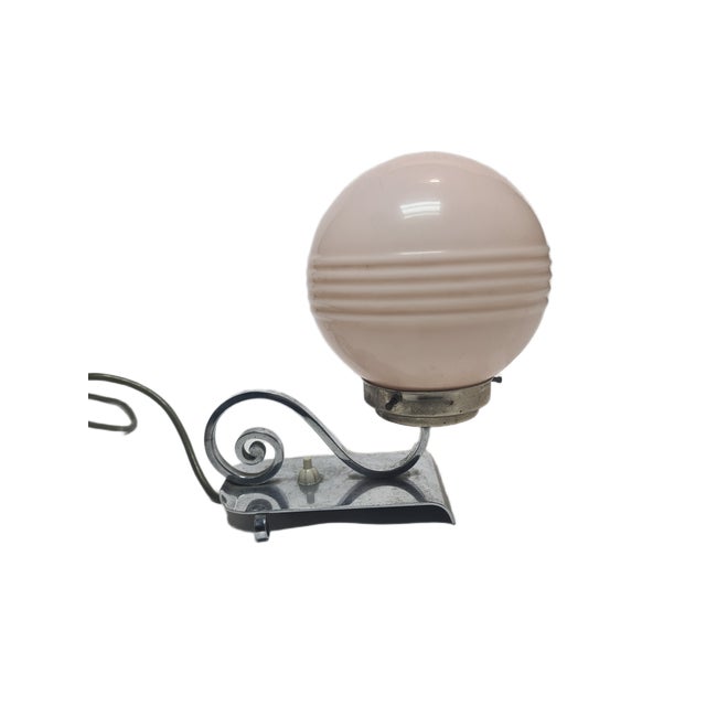 Art Deco Bedside Lamp, Belgium, 1950s For Sale - Image 10 of 16