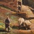 Italian Artist, Landscape with Shepherd, 1950s, Oil Painting on Panel, Framed For Sale - Image 3 of 16