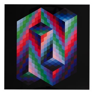 Victor Vasarely, FATHER, Photogravure For Sale