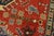 Textile Kazak Rug 6’1” X 8’8” Red Wool Tribal Hand-Knotted Oriental Carpet For Sale - Image 7 of 14
