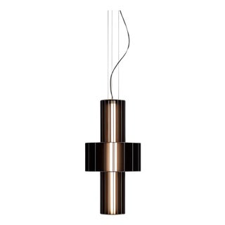 T Me Black Mate Suspended Lamp by Stephen Burks Babel for Parachilna For Sale