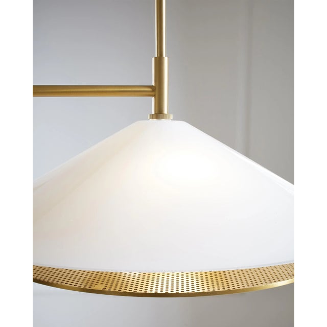 2020s Kelly Wearstler by Visual Comfort Studio Gesture Pendant, Burnished Brass For Sale - Image 5 of 8
