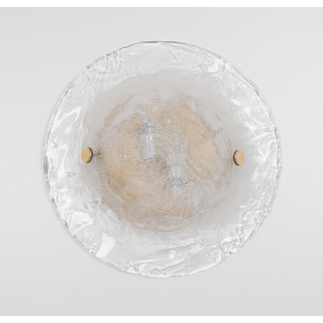 Glass Sconces Wall Lights attributed to Kalmar, Austria, 1960s, Set of 2 For Sale - Image 3 of 12