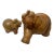 Mid-Century Sarreid Ceramic Elephant Sculpture a Pair For Sale