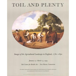 1994 George Stubbs Reapers Lithograph Poster For Sale