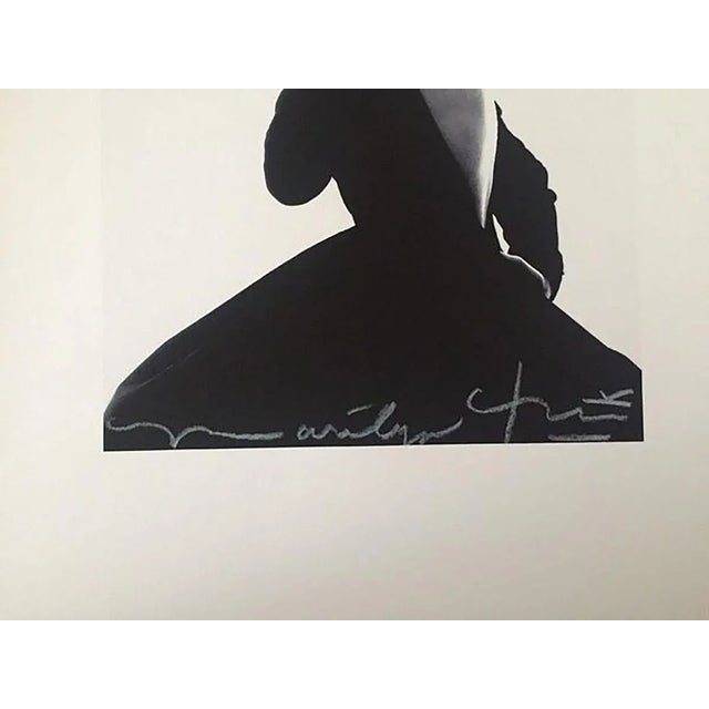 Exceptional photo of Marilyn in her Dior black dress during her last session for Vogue magazine. Photographed by Bert...