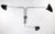 Wall lamp model 'three rotating straight arms wall lamp' designed by serge mouille in 1954. Manufactured by editions serge...