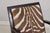 Art Deco Modern Style Zebra Print Chair & Ottoman For Sale - Image 9 of 18
