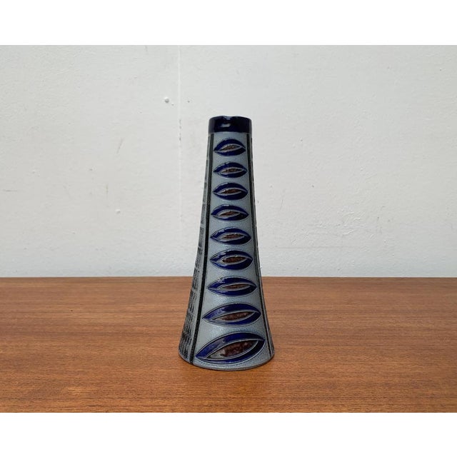 Blue Vintage German Beer Jug from Zoller Keramik, 1970s For Sale - Image 8 of 18