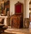 Beautiful 18th-century French Country cabinet, crafted in what appears to be solid walnut wood, featuring a rich, warm...